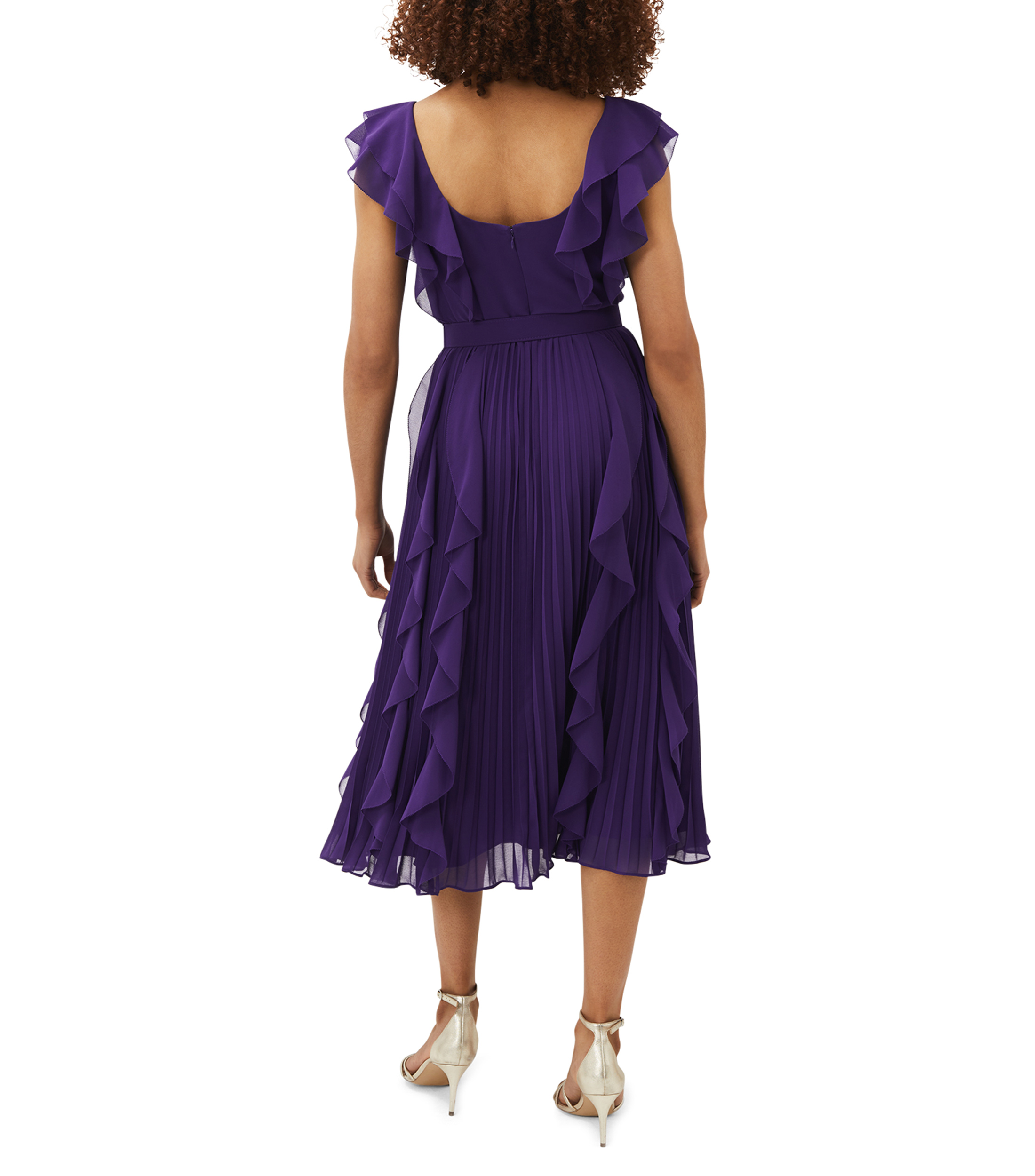 Vestido de fiesta midi Mujer